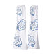 Dixing (DIXING) cute cartoon loose bell sleeves sun protection sleeves for women ins style students breathable spring and summer sun protection arm ice sleeves pure white trumpet ice sleeves
