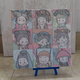 初音未来diy数字油画儿童简单手工填色画学生手绘丙烯油彩画 FQ719 20*20绷好带背板+颜料画笔挂钩