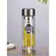 Shantoulin Village Light Luxury High-End-Doppelschichtglasbecher mit großer Kapazität intelligenter Temperatur mit Doppelschichtverdickung Temperatur 4884 Roségold (300 ml)