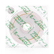 Ailekang 12123 Estoma convexo de dos piezas Chasis ortotomía Pocket Chasis de pegamento completo 12121 Estoma convexo [5 piezas/caja]