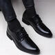Zapatos de cuero negocios para hombres zapatos formales de moda británica versión coreana versión coreana zapatos para hombres zapatos de cuero hombres versiones de boutique negra 44