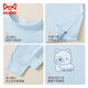 Catman Children's Thermal Underwear Boys Pure Cotton + Mid-Collar Autumn Clothes and Autumn Pants Baby Autumn and Winter Bottoming Pajamas Set