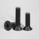 Sanqi Tiger Black 304 Stainless Steel KM Cross Counterhead Screw Plated Black Zinc Cross Slot Flat Head Screw Bolt B819 M2.5*12200 Pills