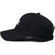 Desina small head circumference small size hat men's outdoor leisure travel four-season baseball cap hard top three-dimensional high-quality peaked cap for women black one size adjustable (52-56cm) suitable for small head circumference