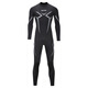 ZCCO3mm wetsuit one-piece men's thermal elastic wear-resistant wetsuit cold-proof wetsuit winter swimming swimsuit SCR black L
