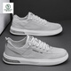 Woodpecker cloth shoes men's shoes men's canvas shoes men's 2025 new summer ice silk board shoes casual shoes spring and autumn sports shoes khaki 41