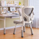 Original sound original learning chair can be lifted and lowered to be stable student chair breathable mesh chair four-legged chair middle school student elementary school adult back chair gray mesh white frame mesh [no headrest] non-adjustable rotatable liftable armrest four-legged