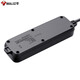 BULL socket/B8 series black with child protection door new national standard socket/socket/socket strip three-position master control total length 1.8 meters GN-B8120H