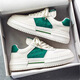 
Shoes for men in summer breathable thick sole trendy versatile sports shoes for men in men’s board shoes breathable trendy shoes fashion casual shoes 9906 white and black 39