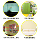 PVC防水自粘墙纸纯色学生宿舍壁纸即时贴广告刻字墙贴纸家具翻新 7027荧光黄45CM*10M 超大