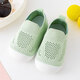 Tutu Dawen Baby Sandals Summer Toddler Shoes 0-1-2 Years Old Boys and Girls Indoor Floor Socks Soft-soled Front Shoes Green Mesh One Size Inner Length 12.5cm (Recommended 6-12 Months)