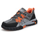 
HUNDUILU labor protection shoes men's summer breathable, anti-smash, anti-puncture, waterproof, wear-resistant, non-slip work mountaineering sports safety shoes C1105T-summer breathable 40