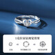 Chinese gold diamond platinum ring ladies asking for wedding ring live birthday gift for girlfriend and wife birthday knot platinum sweetheart diamond ring Jingsuda