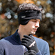 Glo-Story-Ohrschützer für Männer und Frauen Winter Ski-Ohrschützer für Männer Outdoor Sport Radfahren Windschutz doppelten warm warm montierten Ohrschernungen Met944141 Schwarz
