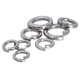XMSJ304 stainless steel spring washer 316201 spring washer heavy-duty open elastic washer thickened Wass meson GB93 304 heavy-duty M1610 grains