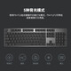 罗技（Logitech）K845有线机械键盘游戏电竞有线键盘电脑办公键盘个性定制键帽版 【下单送键帽】海洋 红轴