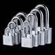 Shenyu Vorhängeschloss wasserdichtes Anti-Rust-Tür-Schloss Tool Lock Home School School Store Lock Anti-Diebstahl Windows Lock One Schlüssel öffnen Sie mehrere Schlösser 20 mm kurzer Strahl [Independent] 2 Tasten