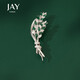 Jay wheat ear brooch, high-end female corsage brooch, birthday gift for elders, mother and mother-in-law