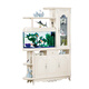 XMSJ Klappschildschirm Partition Haushalt Fischtank Partitionschrank modern