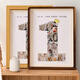 Baby's first birthday arrangement commemorating hand and foot prints, one-year-old gift photo frame, baby's hand and foot prints, mud ceremony props A425-12 photos a4 I'm one year old