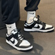 
NIKE Nike Basketball Shoes Men's Shoes 2025 Summer New Air Jordan 1 AJ1 Board Shoes Retro Casual Sneakers DD1391-100 Black and White Panda DUNK 44.5