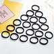 Chimera (CHIMERA) classic black headband 20 pieces that do not hurt the hair, durable and highly elastic hair rope, tight and sporty, simple rubber band hair tie