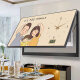 Sensory painting Large size perpetual calendar meter box decorative painting with clock and watch Falling family distribution box switch cover hanging painting JD12798 upgraded perpetual calendar + watch 80*40cm (blocking 70*30) hanging black frame