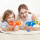 Chison Children's Toy Gun Boy Music Gun Kids Pistol Baby Electric Gun With Sound Light 2-3-6 Years Old Girl [Red] War Eagle Electric Sound Light Gun 9923+ Screw Knife [Charging Version] 3 Section 5 Charging Set