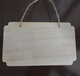 Creative solid wood sign small wooden sign handwritten hang tag blank wooden board tree sign hanging diy handmade door sign pendant customization G-5 size 20*10cm