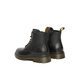 Belle modische modische Freizeitstiefel Herren Winter komfortable Cowhide Kurzstiefel Outdoor Martin Boots A1694DD4 Black-Furry 41 (255 mm)