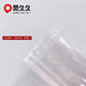 Lingjiujiu PVC jewelry seal bag thickened transparent jewelry plastic bag storage bag jade stationery bag self-sealing packaging bag (10 pieces) double-sided 48 silk 15*15CM