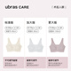 Ubras care round neck can be used as a detached breast vest bra, comfortable underwear for women, postoperative comfort basic style, orchid smoke color 2XL