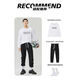 
VEIDOORN trousers street American sports men's tying feet summer training trousers loose basketball trousers straight socks trend V1335SZK woven pants gray L
