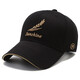Pengjing Hut Männer und Frauen Four Seasons New Baseball Cap Korean Style Trendy Outdoor Outdoor Casual Fashion Feder besticktes vielseitige Baseballmütze Federschwarz