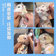 Yile pet cat fixed wrapping cat cloth for nail clipping and injection, anti-scratch and anti-bite bundle cat bag artifact to tie up and prevent cat running patch 70*70 cm Little Tutu