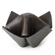 Sharphan (Savinelli) Italienischer Sharphan-Pfeifenhalter aus Südost, Nordwestorigami M674 Viertüriger Lederpfeifhalter Herrengeschenk Silber Grey-Hole