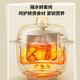 SUPOR electric stew pot with capacity of 1-3 people, bird's nest stew, baby food supplement multi-function pot, baby bb pot, mini porridge and soup pot DZ10YC882, white porcelain inner pot, easy to clean 1L