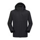 Veste extérieure de chameau (chameau), trois en un plus en velours épaissis de couple imperméable