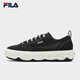 
FILA official men's shoes ROCK modern canvas shoes 2024 summer new fashion casual shoes sports shoes black-BK 42
