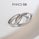 Fanci and Fan Qi express their love for each other and give their girlfriend a birthday confession gift with a pair of foam silver couple rings with an open ring.
