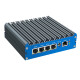 倍控G48 N5105多网口四核软路由嵌入式工业电脑物联网主机X86开发板准系统4G通信SIM卡槽n6210 16G内存+256G固态 G48蓝色面板-N5105四网卡i226