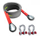 Termina del remolque de automóvil 20 toneladas 30 toneladas de rescate anti-smash en negrita extratiradora de remolque de remolque fuera de carretera resistente especial de desgaste 5 metros 5 toneladas bolsas de almacenamiento de gancho de acero en forma de U