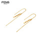 FENS Jewelry 18K Gold Earrings Women's Glitter Earrings Pure Desire Earrings Birthday Gift 1