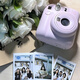 Fuji (FUJIFILM) Polaroid mini12 mini11/7/9 upgraded model, photo paper, one-time imaging camera, photo birthday gift, Mini12 Iris Purple (ready in stock), official standard