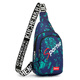 New Nurse Xin's New Chest Bag Men and Women Single-Hofiler Crossbody Bag de Oxford tela Oxford Mochila Sports Riding Chox Crossbody Bag 9901 Actualización de espesor de hoja negra/actividades repelentes al agua 00:59