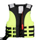 Adandyish green children's life jacket with safety buckle, life-saving whistle and reflective sheet for outdoor flood rescue