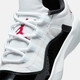 Nike (Nike) Chaussures de basket-ball Chaussures féminines Summer Nouveau Air Jordan 11 Bas Top Practical Deaming Sports Chaussures légères et décontractées DV2629-106 36