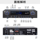 HYUNDAI现代BK10专业中小型会议室音响套装壁挂式音箱蓝牙功放无线话筒组合教学培训店铺音响系统设备