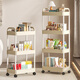 Yupin trolley storage rack kitchen bedroom floor-standing multi-layer snack baby products storage rack dormitory ZW52 four-story