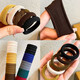Morning color rubber band headband 80 pieces Seamless hair rope hair tie high elastic rubber band hair holster